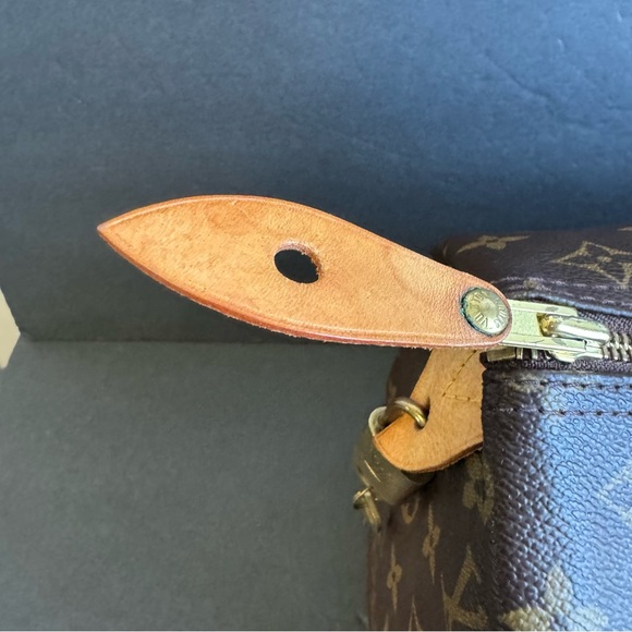 Louis Vuitton Speedy 30 Bag Brown LV Monogram Top Handle Classic Old Money - Picture 8 of 15